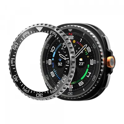 Rama Protectie Spigen Tune Diver pentru Samsung Galaxy Watch Ultra2, Neagra ACS11617