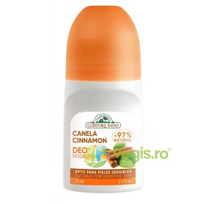 Deodorant Roll-On Astringent cu Scortisoara fara Aluminiu sau Alcool 75ml