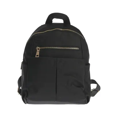 Rucsac modern negru cu compartimente practice