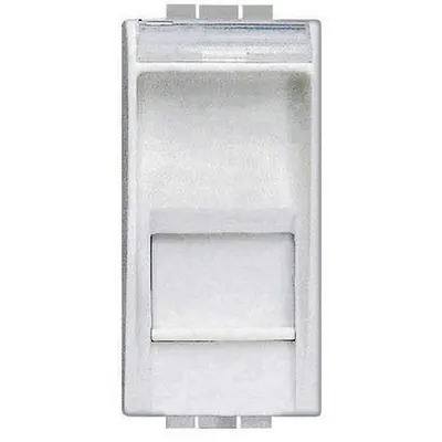 Priza date 1M RJ45 Living Light Bticino N4279C5E, alb