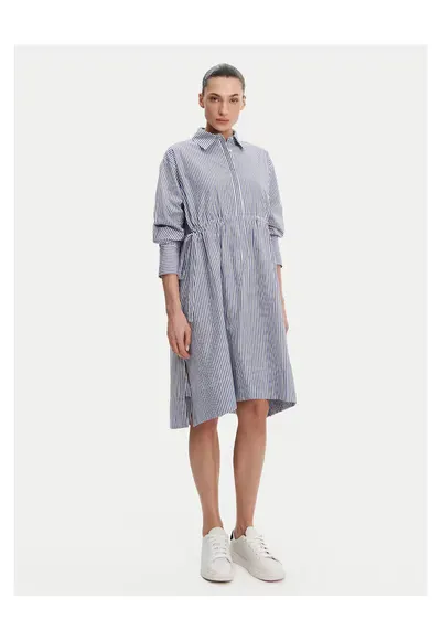 Rochie camasa albastru - dama - 2 caracteristici reprezentative