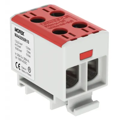 OTL50-2 red 2xAl/Cu 1,5-50mm² 1000V Clema distribuitor