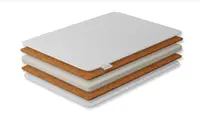 Saltea pentru copii, Cocos Spuma T18 Cocos cu husa detasabila Bumbac 90X40X7 cm