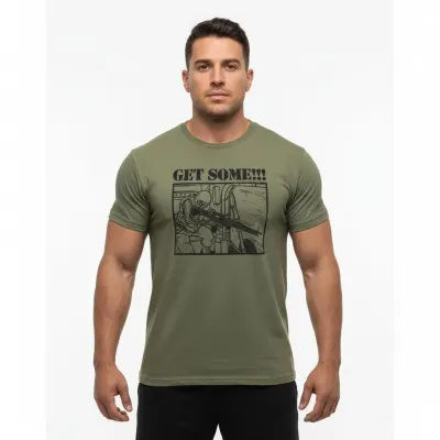 Tricou Helikon-Tex® army GET SOME! - OLIVE / M