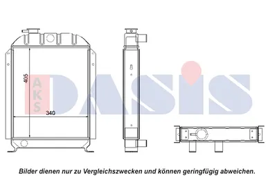 Radiator racire motor potrivit FIAT; HITACHI