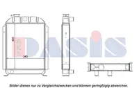 Radiator racire motor potrivit FIAT; HITACHI