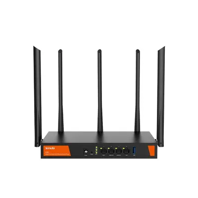 Router wireless dual band Tenda W30E AX3000, WiFi 6, 2.4-5 GHz, 3000 Mbps, 200 utilizatori