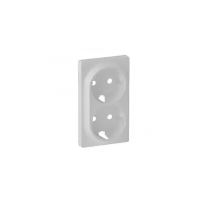 Capac Valena Life - 2x2P+E priza - German standard - alb