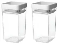 Set borcane pentru condimente Brabantia - Tasty+ Stackable, Light Grey, 2 buc