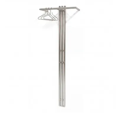 Cuier de perete argintiu din oțel 65 cm Senza – Spinder Design