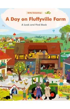 A Day on Fluffyville Farm: A Look and Find Book