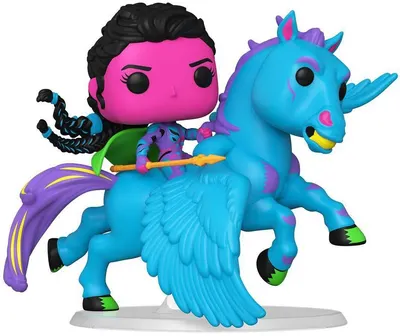 Figurină Funko POP! Rides: Avengers - Valkyrie's Flight (Blacklight) (Special Edition) #86