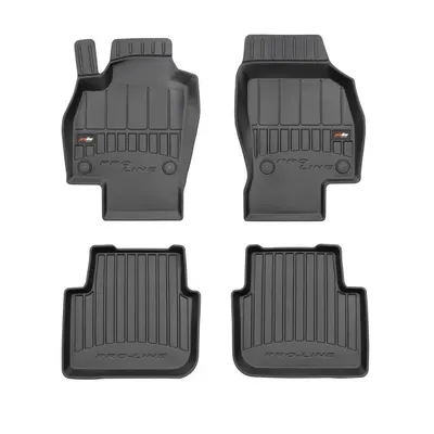 Set covorase cauciuc 4 piese proLine 3D, fata spate negru, potrivit SKODA SCALA 02.19-, Hatchback
