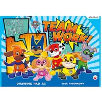 Bloc de desen A3 Starpak, Paw Patrol, 20 pagini