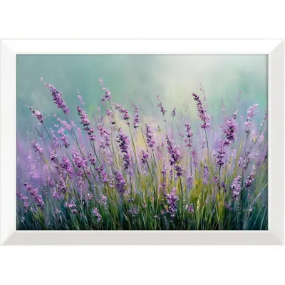 Tablou cu ramă imprimat 75x56 cm Lavender – Styler