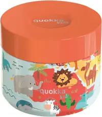 Borcan termic pentru mâncare Quokka Kids - Whim, Map of Life, 360 ml
