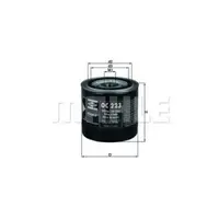 Filtru ulei MAHLE ORIGINAL OC 223
