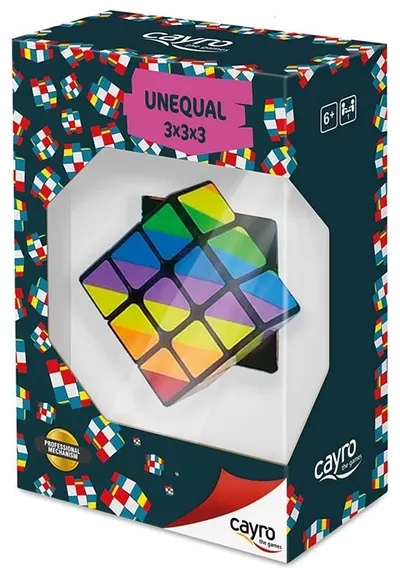 Puzzle cub magic Cayro - Unequal, 3 x 3 x 3 cm (sortiment)