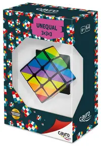 Puzzle cub magic Cayro - Unequal, 3 x 3 x 3 cm (sortiment)