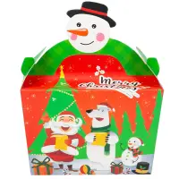 Cutie Crăciun Om de zăpadă cu mâner decupat (set 25 buc) - Default Title