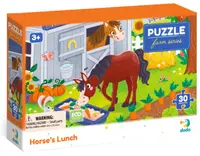 Puzzle pentru copii DoDo de 30 piese - Prânzul poneilor