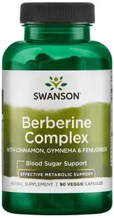 Berberine Complex, 90 capsule vegetale, Swanson