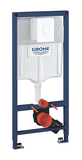 Cadru WC 2in1 Grohe Rapid SL, incastrat, clapeta Skate alba, 38764001
