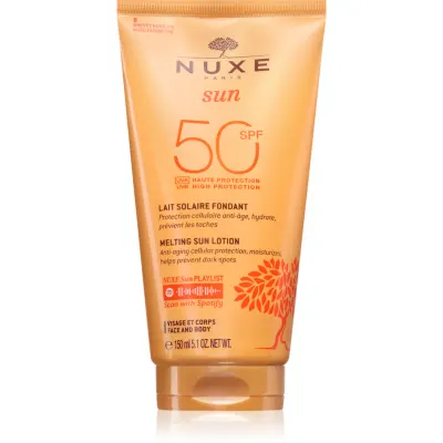 Nuxe Sun Melting Lotion High Protection loțiune de protecție solară SPF 50 150 ml