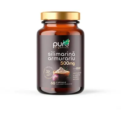 Silimarina - Armurariu – Ficat protejat - 60cps PureOrganics