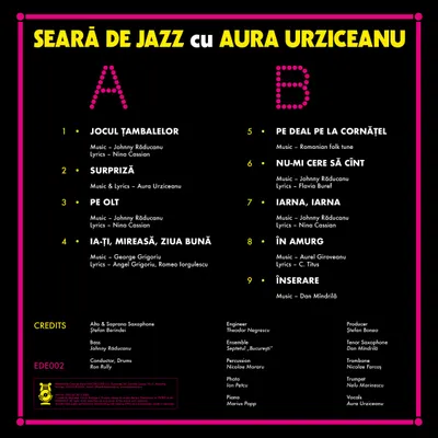 Seara de jazz cu Aura - Vinyl