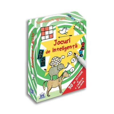 Jocuri de inteligență. 50 de jetoane - Board book - ***