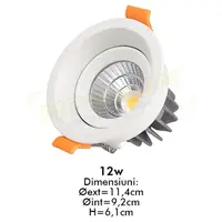 Spot Led reglabil 5152/COB 12w/4000k