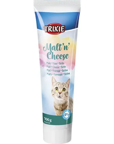 TRIXIE Paste pentru pisici cu malț și brânză 100 g