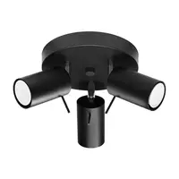 Corp de iluminat pentru tavan RING 3P negru