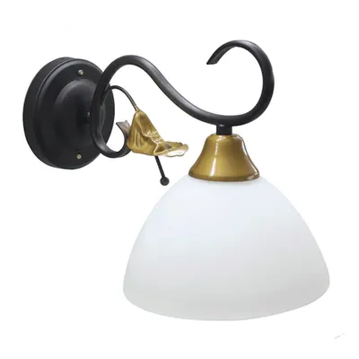 Aplica Ethia Negru+Maro+Alb 1xE27 60W