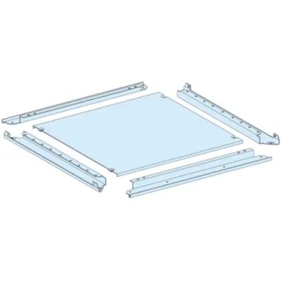 Placa presetupe simpla, PrismaSeT P, IP55, pentru tablou L 300mm D 400mm