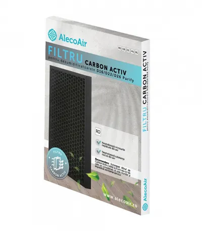 Filtru CARBON ACTIV pentru dezumidificatoarele AlecoAir D16, D22 si D26 Purify