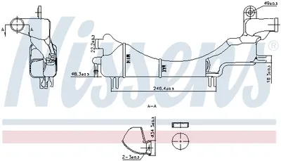 Vas expansiune racire potrivit HONDA CIVIC VII, STREAM 11.00-09.06
