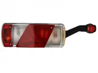 Stop spate dreapta ECOPOINT II (24V, reflector triunghiular, cu lampa cu brat prelungitor, conector: 2 x ASS2 2PIN ASS 7.1 7PIN) potrivit KOGEL