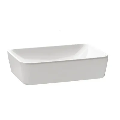 Lavoar pe blat alb 50 cm, dreptunghiular, Gala Emma