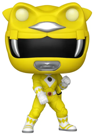Figurină Funko POP! Movies: Mighty Morphin Power Rangers The Movie - Yellow Ranger (Glows in The Dark) #1781