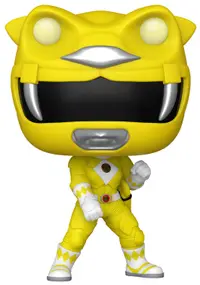 Figurină Funko POP! Movies: Mighty Morphin Power Rangers The Movie - Yellow Ranger (Glows in The Dark) #1781