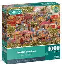 Puzzle Falcon de 1000 piese - Festival pentru cunoscători ai mâncării