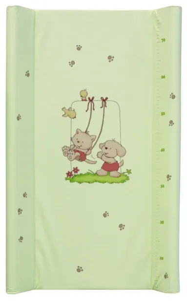 Saltea de infasat cu intaritura, Lorelli, 50 x 80 cm, Green