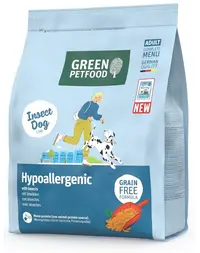 GREEN PETFOOD InsectDog Hypoallergen 900g hrană hipoalergenică fără cereale cu insecte pentru câini