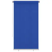 vidaXL Jaluzea rulantă de exterior 125 (l) x 230 (î) cm, albastru, HDPE
