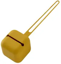 Clemă pentru suzetă din silicon Interbaby - Muştar