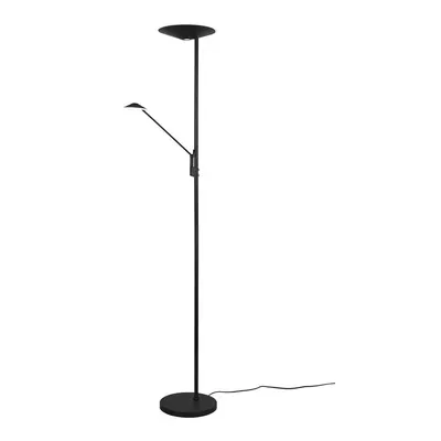 Lampadar negru mat LED cu intensitate reglabilă (înălțime 180 cm) Brantford – Trio
