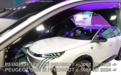 Paravanturi Heko Compatibile Peugeot 3008 III/ E-3008 2023-Prezent / 5008 III/ E-5008 2024-Prezent