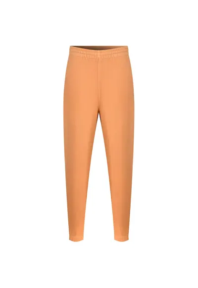 Pantaloni sport dama CL RBK ND PANT HS0375 - portocaliu - bumbac - talie elastica cu snur - buzunare laterale